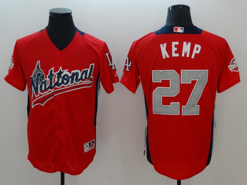 Men San Diego Padres #27 Matt Kemp red 2018 MLB All Star  jerseys->cleveland indians->MLB Jersey